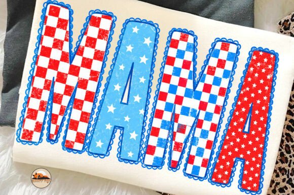 Celebrate with the Patriotic Mama 4th of July Shirt PNG