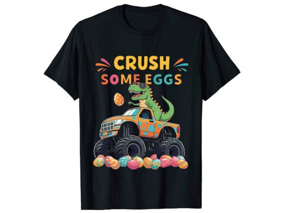 Crush Some Eggs: A Playful Easter T-Shirt Design for Your Projects