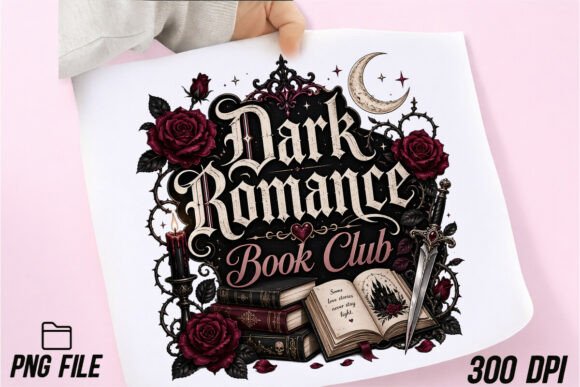 Dark Romance Book Club PNG: Your Next Creative Asset