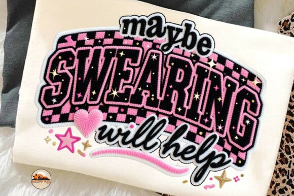Funny Sarcastic Mental Health Faux Yarn: A Design Asset with Real Bite