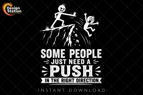 Need a Push? This Sarcastic PNG Delivers Dark Comedy
