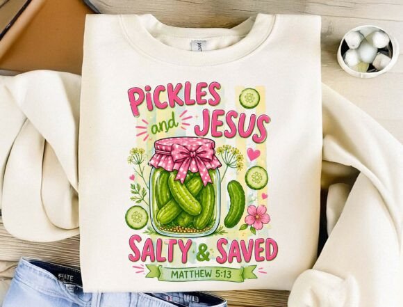 Pickles and Jesus PNG: A Whimsical Blend of Faith and Fun