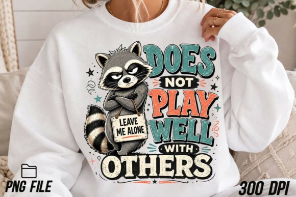 Raccoon Funny PNG: A Quirky Asset for Introvert Humor