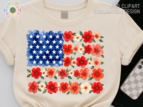 Styling Your Summer: A Guide to Patriotic Floral American Flag PNG