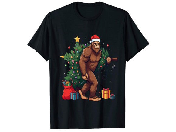 Unwrap the Fun: Bigfoot Christmas Tree Lights Xmas Boys